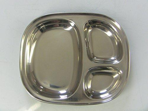 Kids's Tray - Divided Stainless Steel Tray (Regular)