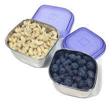 Stainless Steel 10 Oz and 6 Oz Snack Containers  Set Of 2 - QUALWAYS LLC