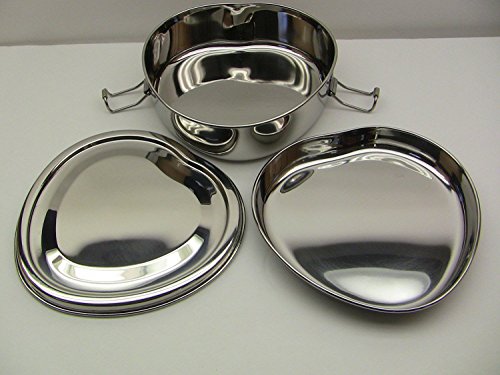 Qualways Stainless Steel Heart Shaped Lunch box