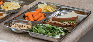Stainless Steel Kids Trays