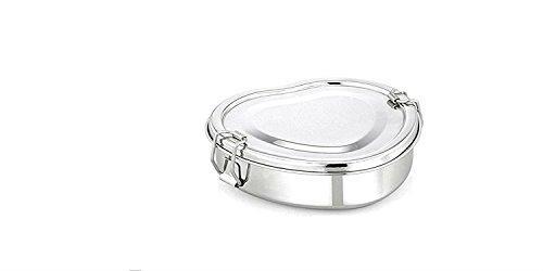 Stainless Steel Heart Shaped Lunch box - QUALWAYS LLC