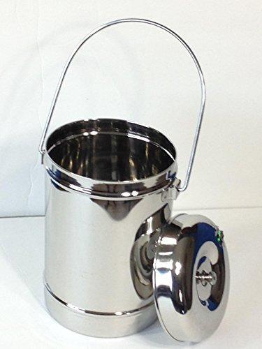 Stainless Steel 1.8 Quart Milk Can Tote Model 1