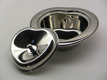 Stainless Steel Heart Shaped Butter Dish With Lid - QUALWAYS LLC