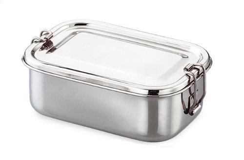 Stainless Steel Single Rectangle Lunch Box - QUALWAYS LLC