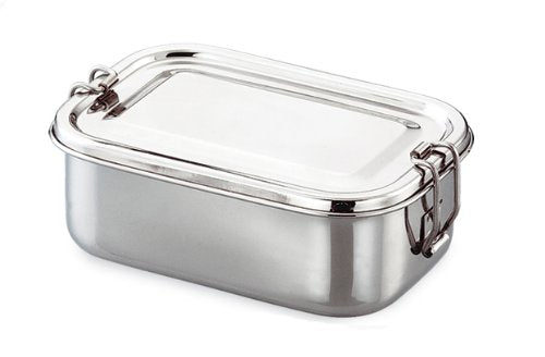 Qualways Stainless Steel Food Container with Tray, Stainless Steel Kids and adult lunch box, Children's lunch box, Stainless Steel Bento Box with Tray - QUALWAYS LLC