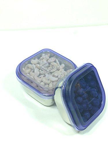 Stainless Steel 10 Oz and 6 Oz Snack Containers Set Of 2 – QUALWAYS LLC