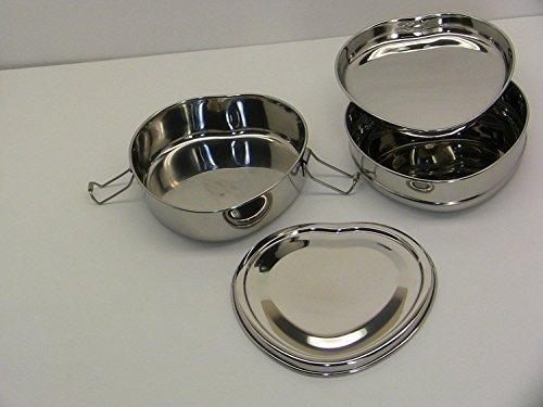 Stainless Steel Square Shaped Snack Containers Set of 3 – QUALWAYS LLC