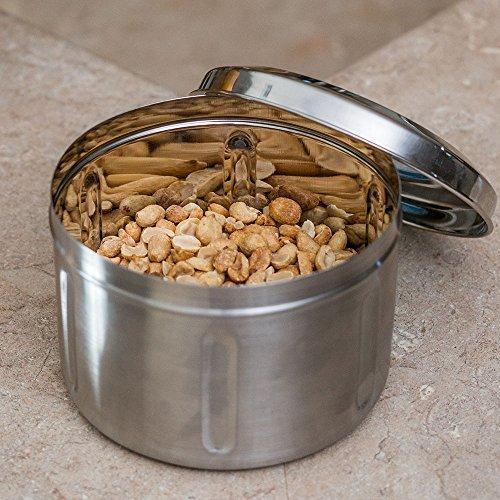 Stainless Steel 10 Oz and 6 Oz Snack Containers Set Of 2 – QUALWAYS LLC