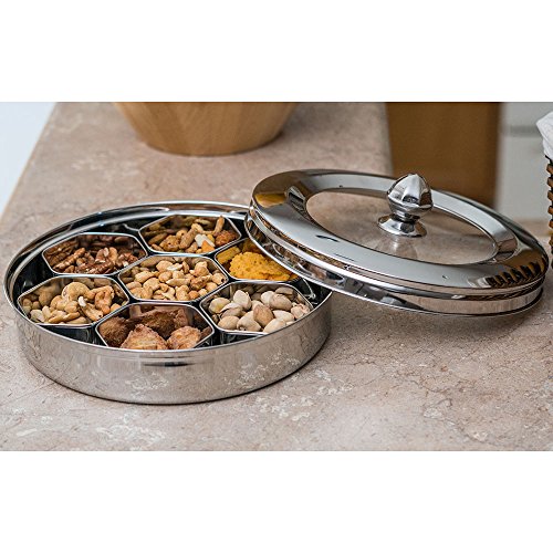 Qualways Stainless Steel Dry Fruit Container Model-1