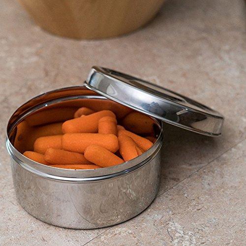 Qualways Stainless Steel Food Container with Tray, Stainless Steel Kid –  QUALWAYS LLC